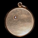 ANTIQUE PEARL LOCKET PENDANT