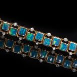 OPAL AND DIAMOND BRACELET