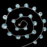 AN IMPRESSIVE ANTIQUE ZIRCON NECKLACE