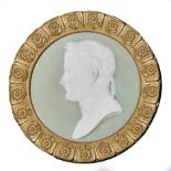 CAMEO PLAQUE, PRESUMABLY WEDGEWOOD