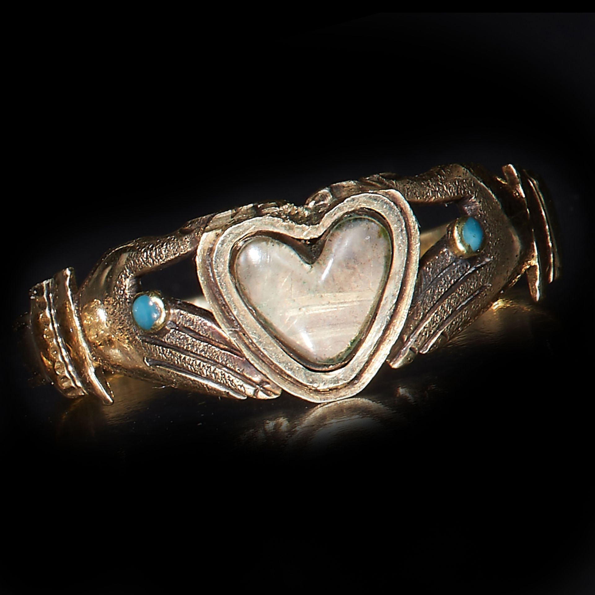 ANTIQUE FEDE HEART RING