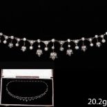 IMPRESSIVE VICTORIAN DIAMOND NECKLACE