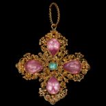 ANTIQUE MALTESE CROSSE PENDANT