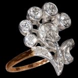 ART-NOUVEAU DIAMOND RING