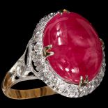 RUBY AND DIAMOND RING