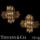 TIFFANY & CO, PAIR OF SIGNATURE X EARRINGS