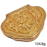 18th CENTURY 18-ct GOLD SNUFFBOX