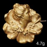 FRENCH ART-NOUVEAU BROOCH