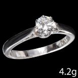 DIAMOND SOLITAIRE RING,