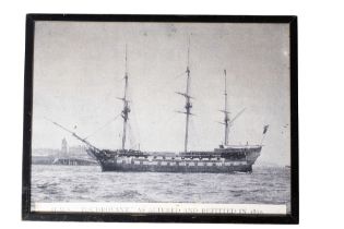 2 PICTURES OF AN OLD SHIP