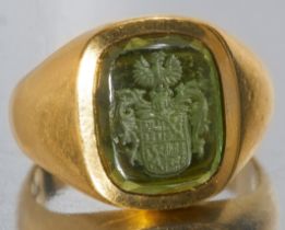 ANTIQUE INTAGLIO SEAL RING