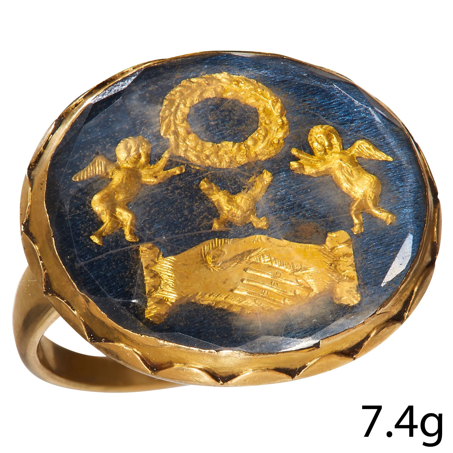 RARE ANTIQUE EARLY GEORGIAN 18TH CENTURY RING