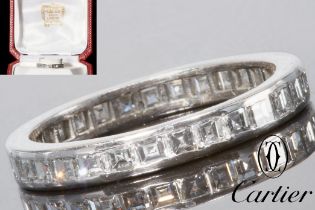 CARTIER, SUPERB DIAMOND ETERNITY RING