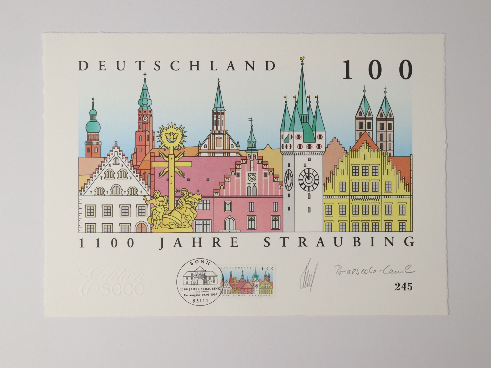 Briefmarken-Kunstgraphiken 1997 - Image 6 of 18
