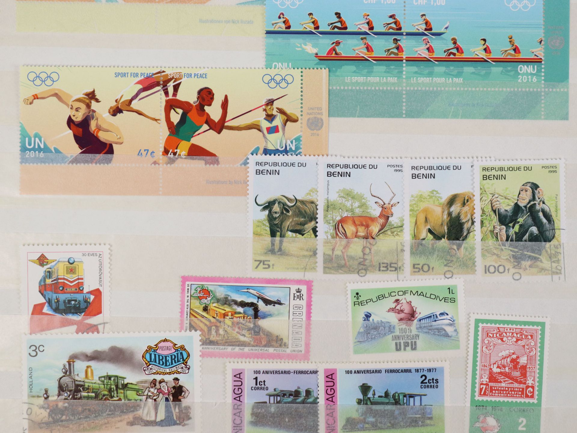 Briefmarkenalbum - Alle Welt - Image 8 of 9