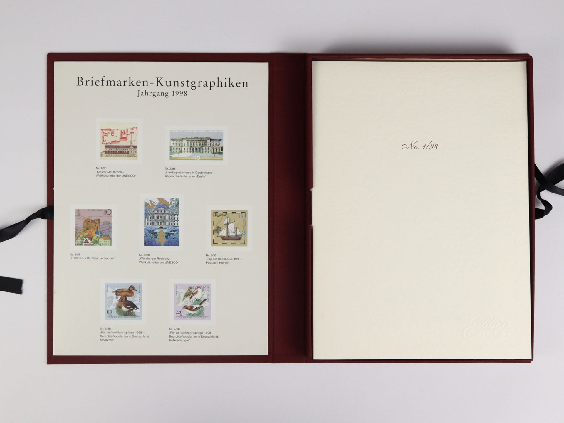 Briefmarken-Kunstgraphiken 1998