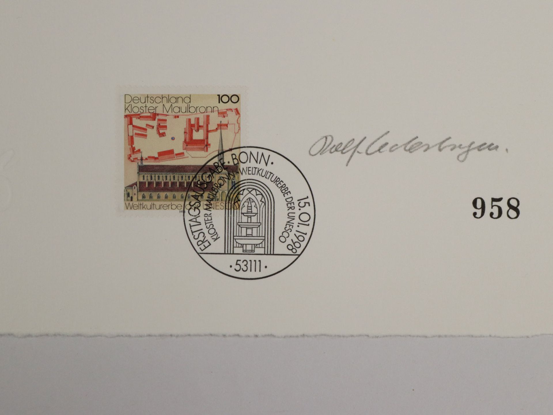 Briefmarken-Kunstgraphiken 1998 - Image 6 of 7