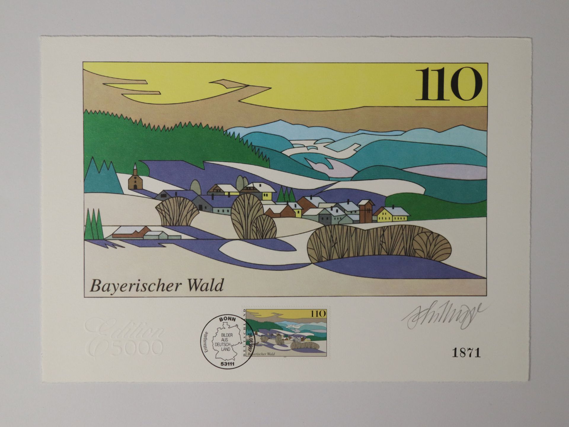 Briefmarken-Kunstgraphiken 1997 - Image 14 of 18