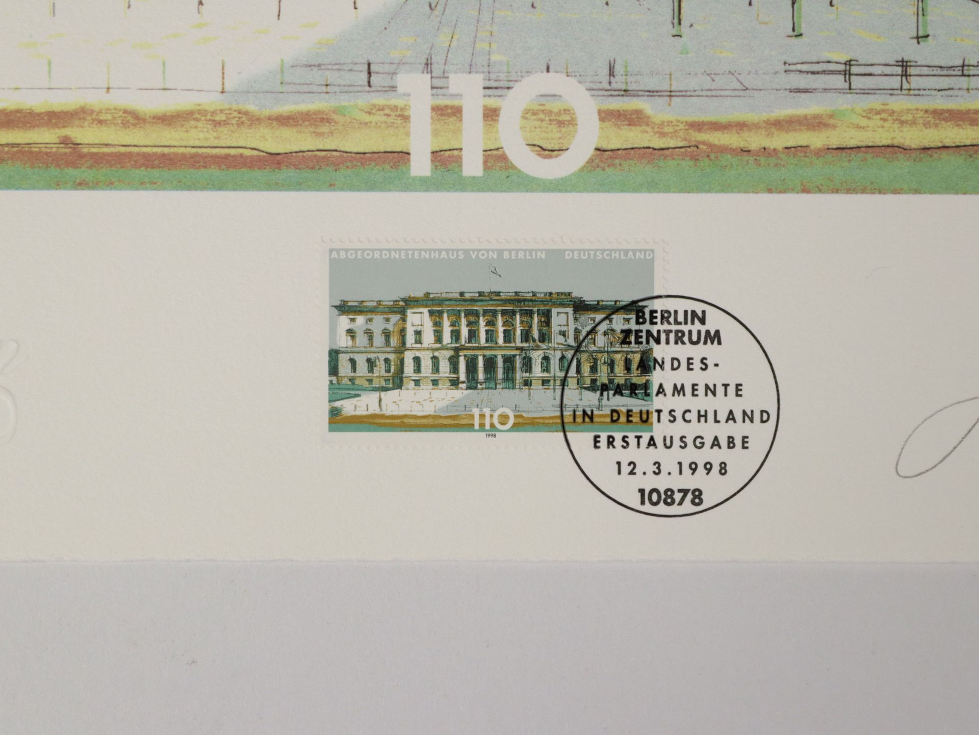 Briefmarken-Kunstgraphiken 1998 - Image 3 of 7