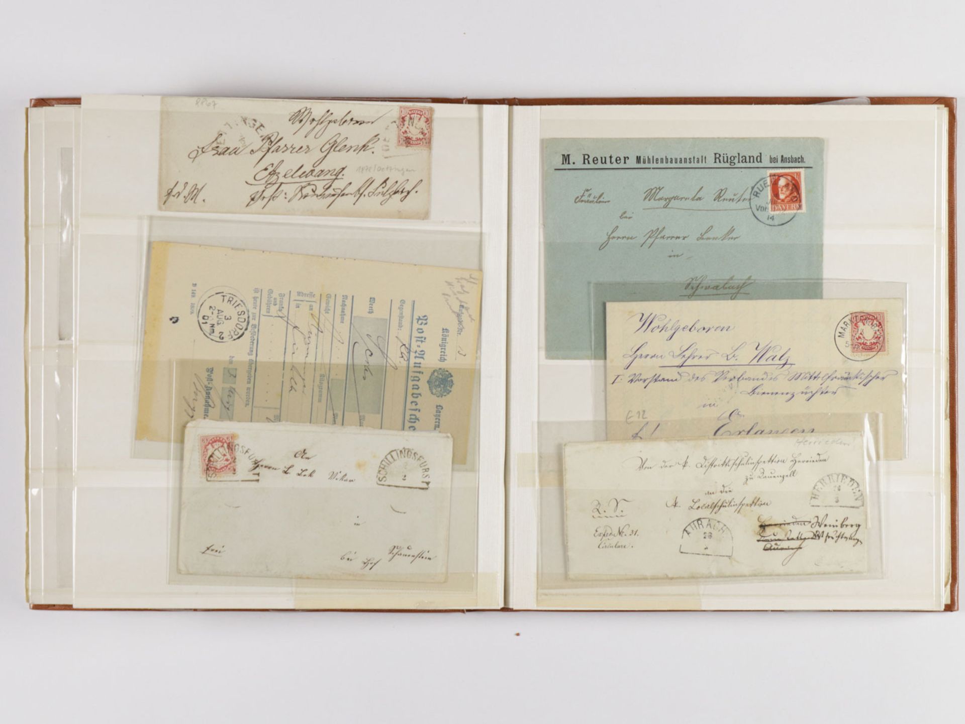 Briefmarkenalbum - Vorphilatelie u. Bayern - Bild 4 aus 5