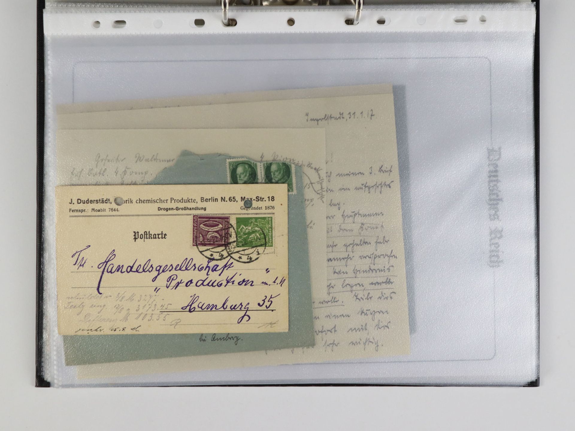 Konvolut Briefmarken und Postkarten - 3. Reich  - Bild 13 aus 15
