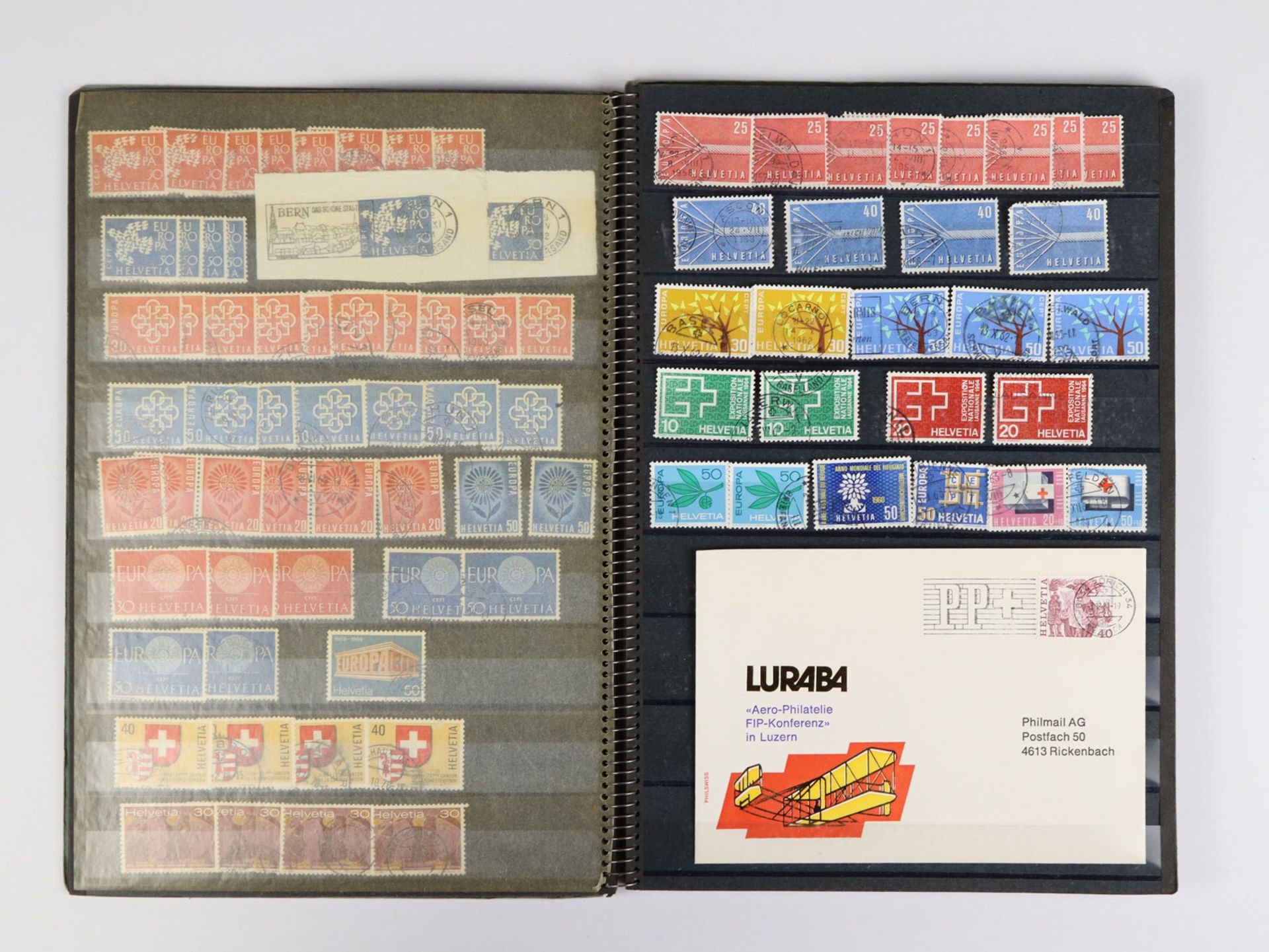 Briefmarkenalben -  Dt. Reich, Schweiz  - Bild 3 aus 5