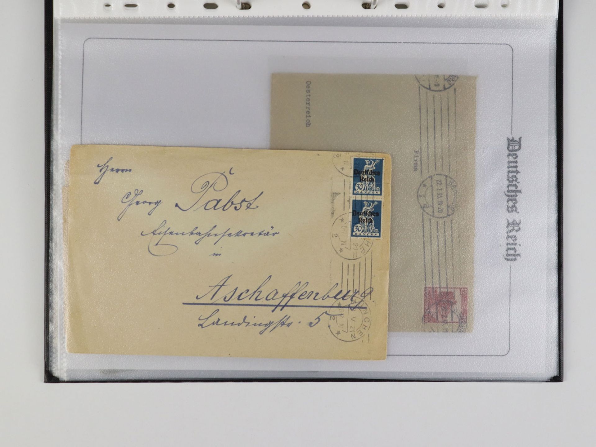 Konvolut Briefmarken und Postkarten - 3. Reich  - Bild 14 aus 15