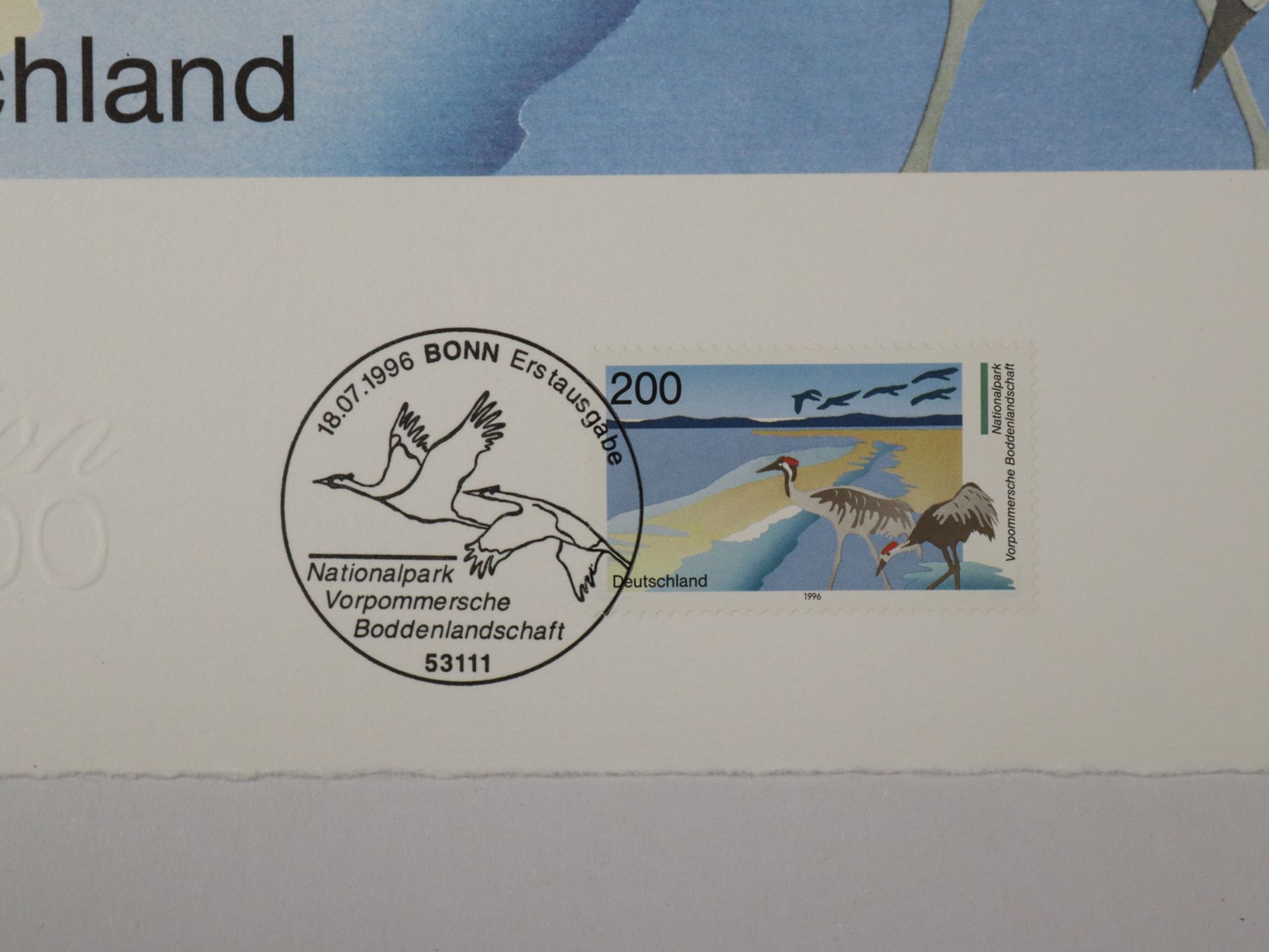 Briefmarken-Kunstgraphiken 1996 - Bild 11 aus 11