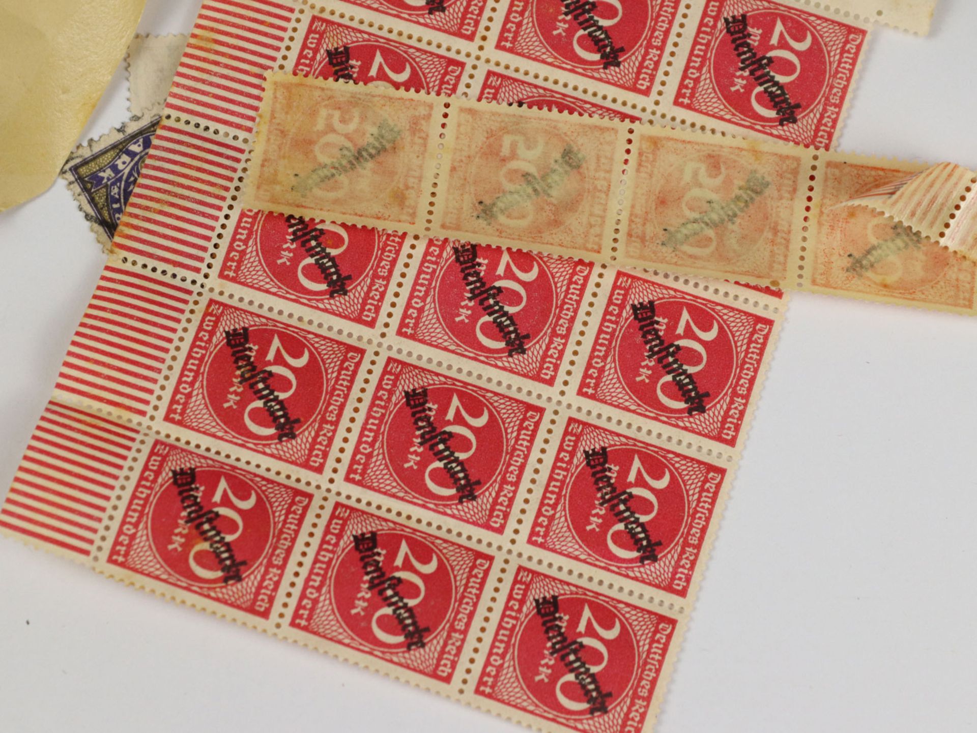 Konvolut Briefmarken und Postkarten - 3. Reich  - Bild 10 aus 15