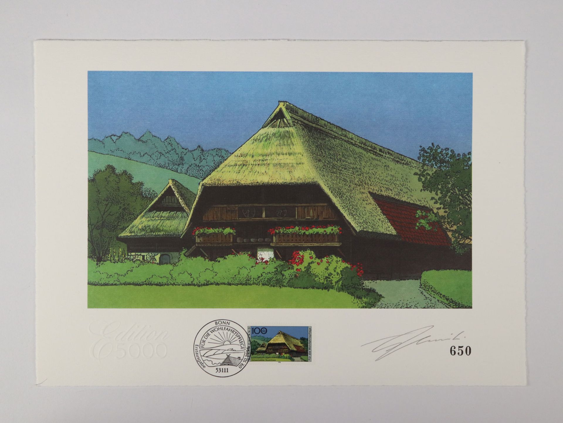 Briefmarken-Kunstgraphiken 1996 - Bild 5 aus 11