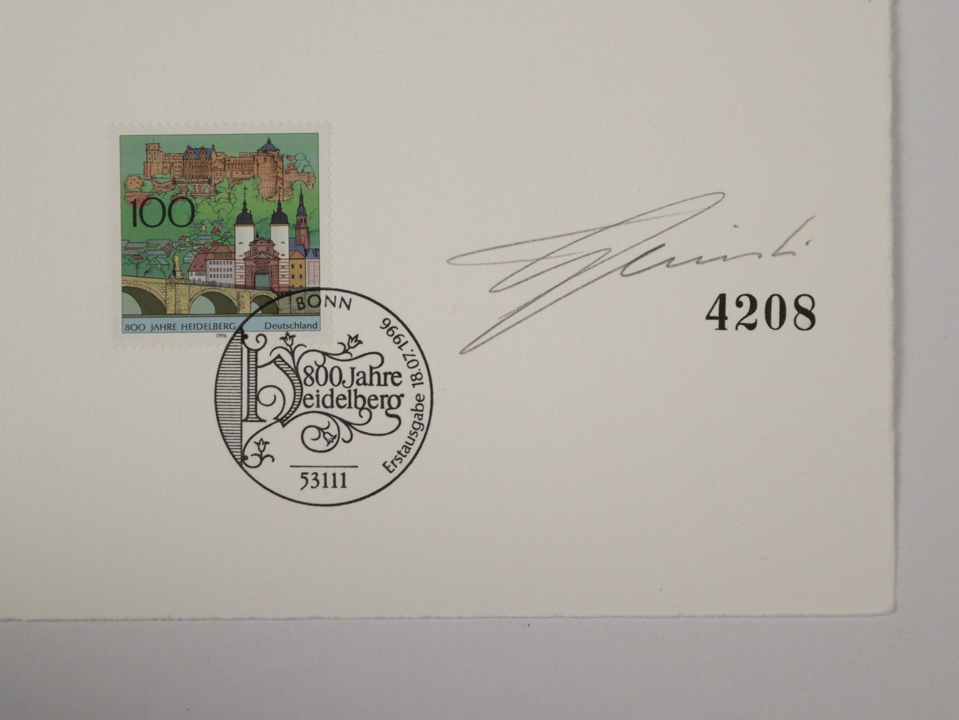 Briefmarken-Kunstgraphiken 1996 - Bild 9 aus 11