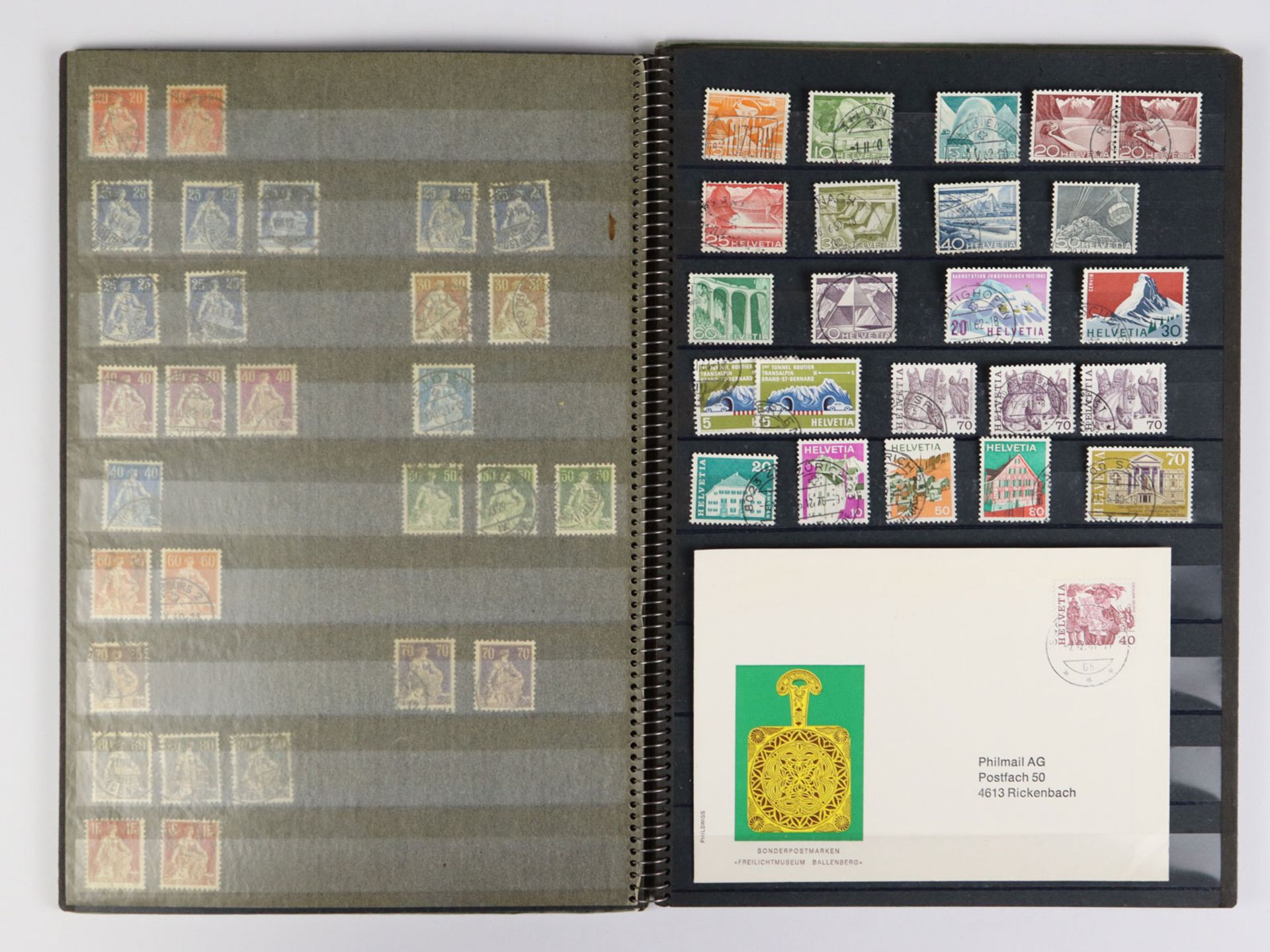 Briefmarkenalben -  Dt. Reich, Schweiz  - Bild 5 aus 5