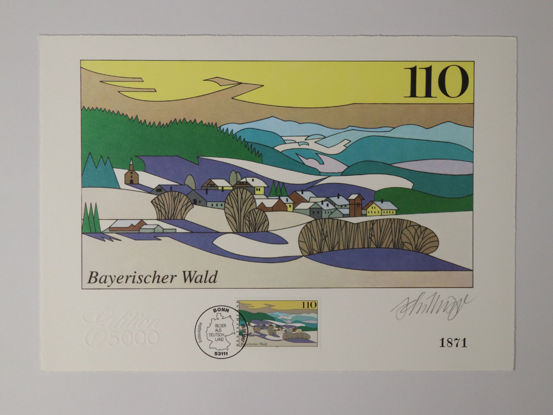 Briefmarken - Kunstgraphiken 1997 - Image 14 of 18