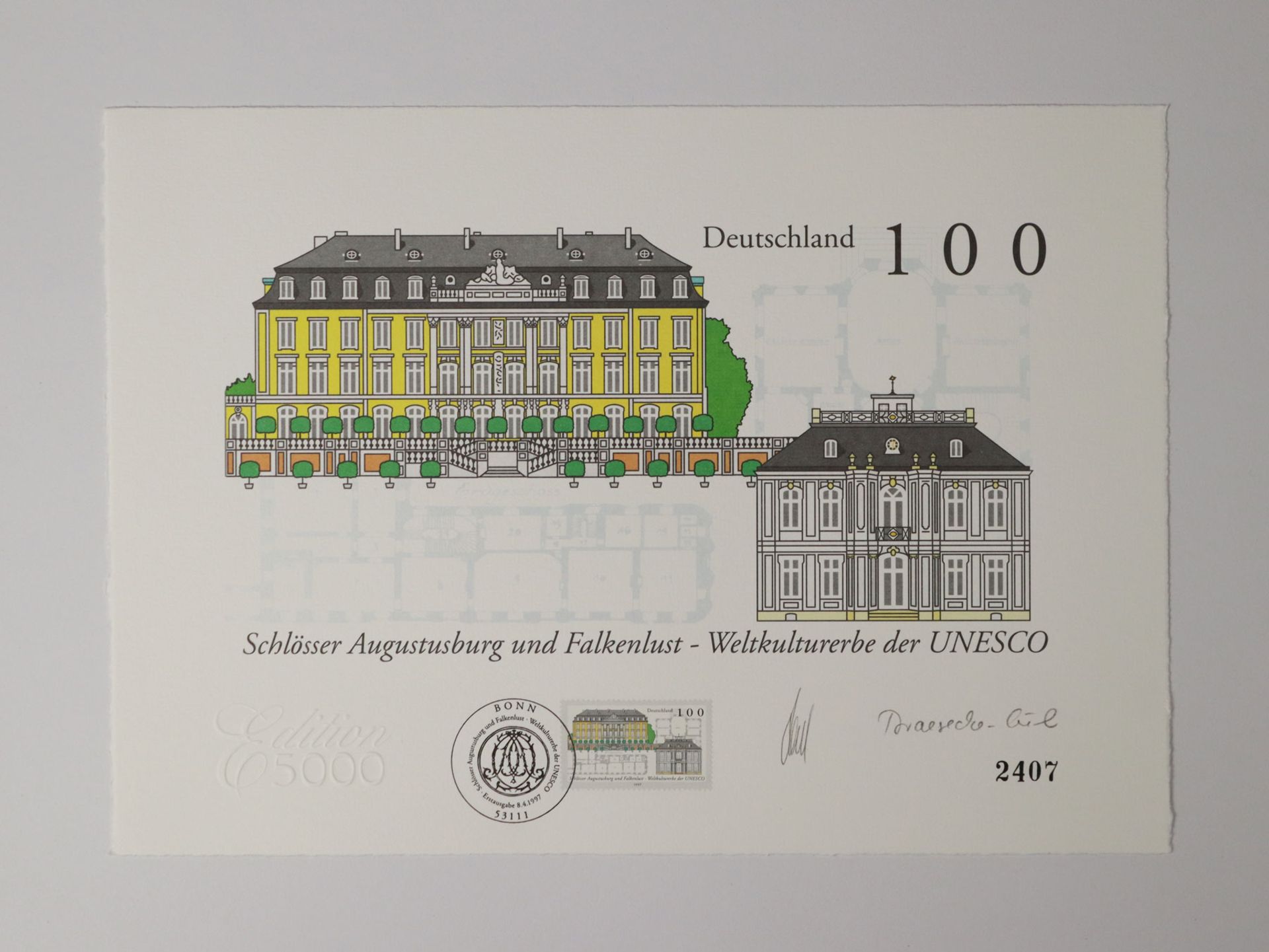 Briefmarken - Kunstgraphiken 1997 - Image 8 of 18