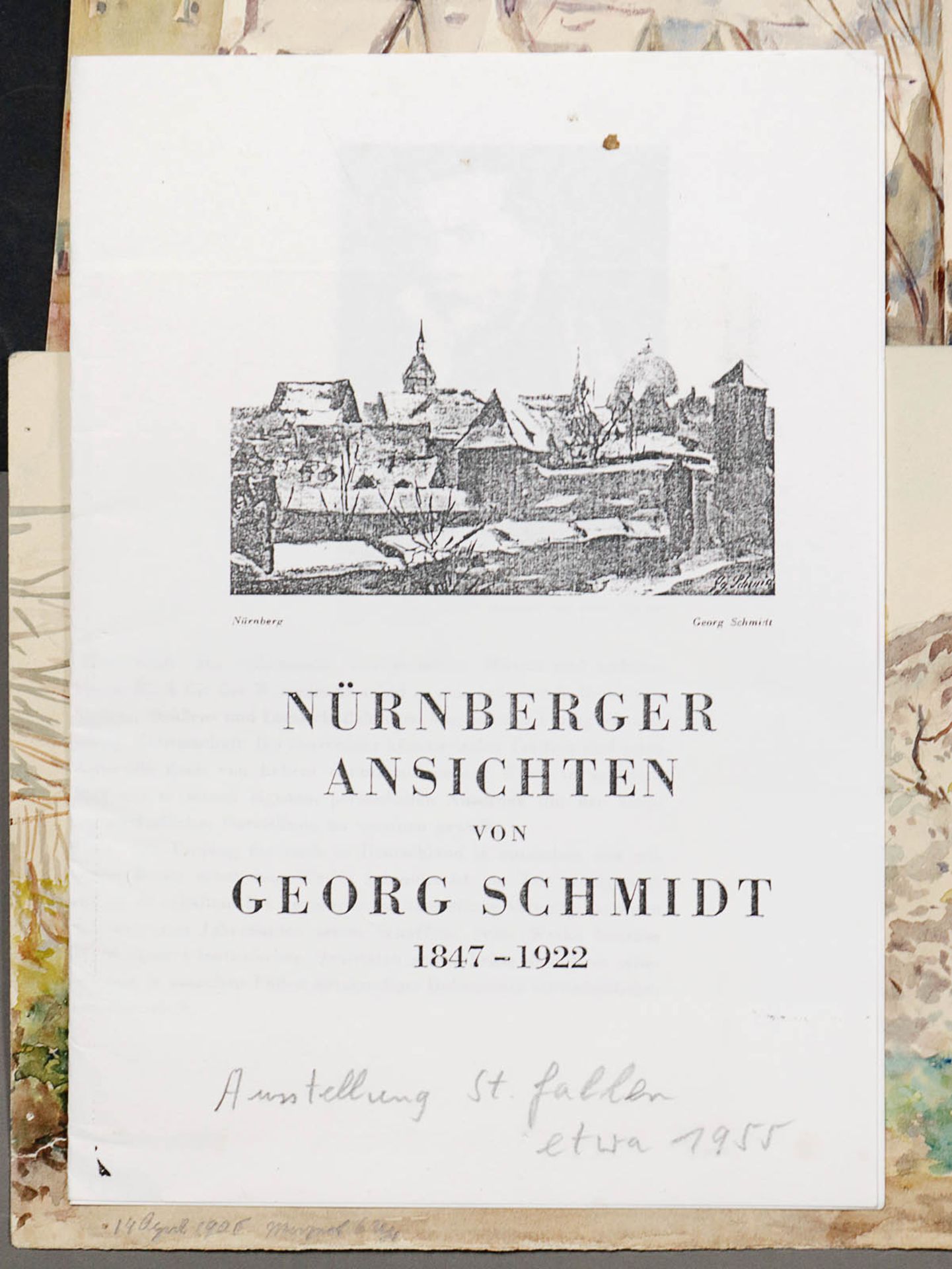 Schmidt, Georg - Nachlass - Image 2 of 9