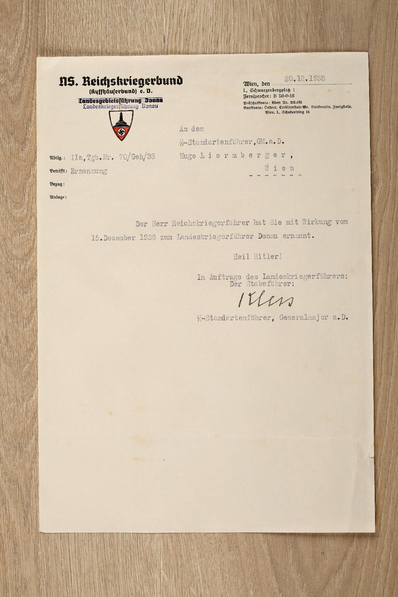 Allgemeine SS : Dokumentennachlass des SS- Oberführers, Generalmajors a.D. und Gaukriegerführer... - Bild 21 aus 47