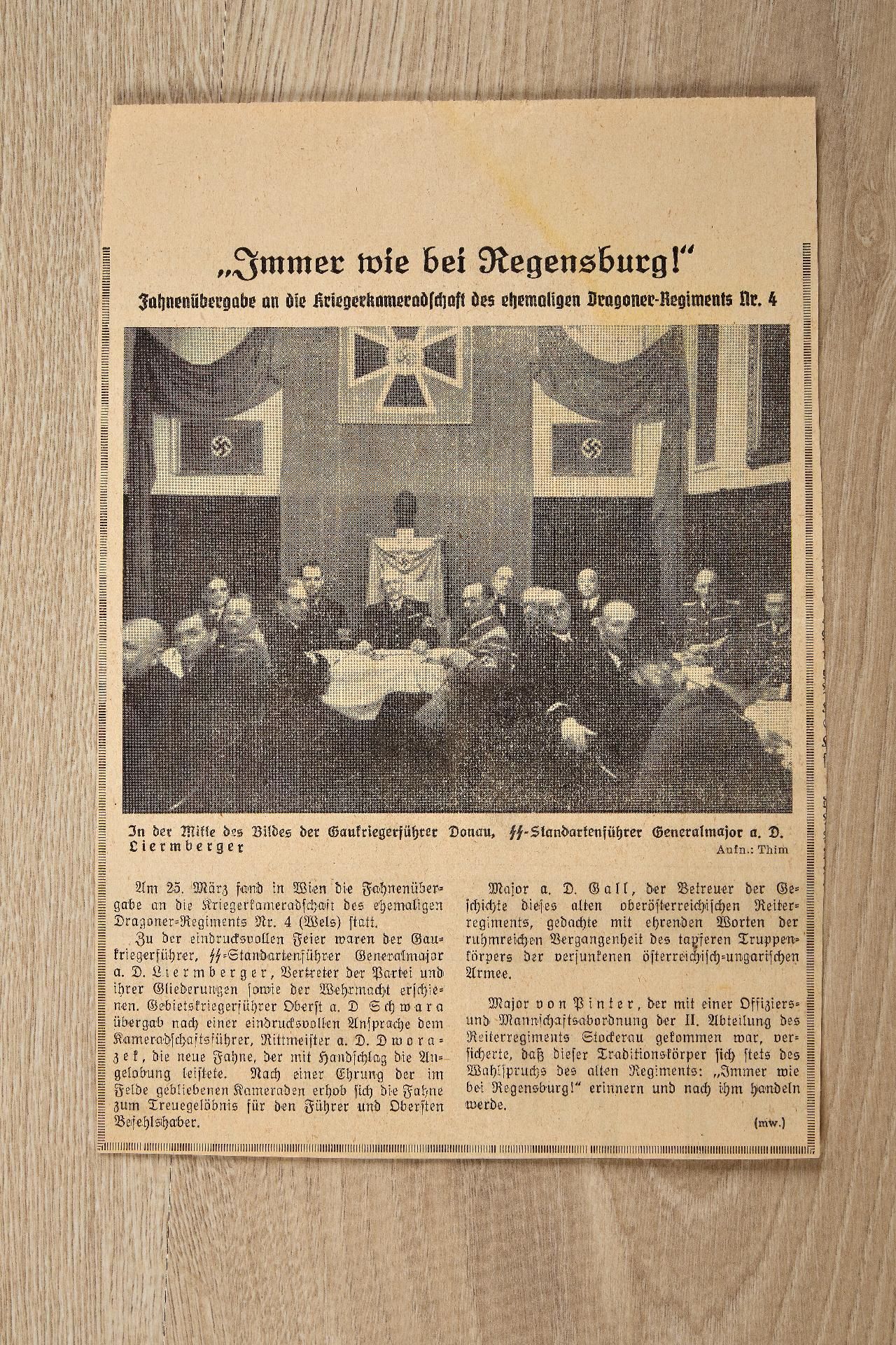 Allgemeine SS : Dokumentennachlass des SS- Oberführers, Generalmajors a.D. und Gaukriegerführer... - Bild 17 aus 47