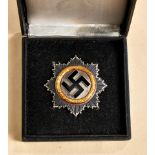 Deutsches Kreuz : Deutsches Kreuz in Gold verliehen an Oberweldwebel Heinrich Margstein, 3./IR 2...