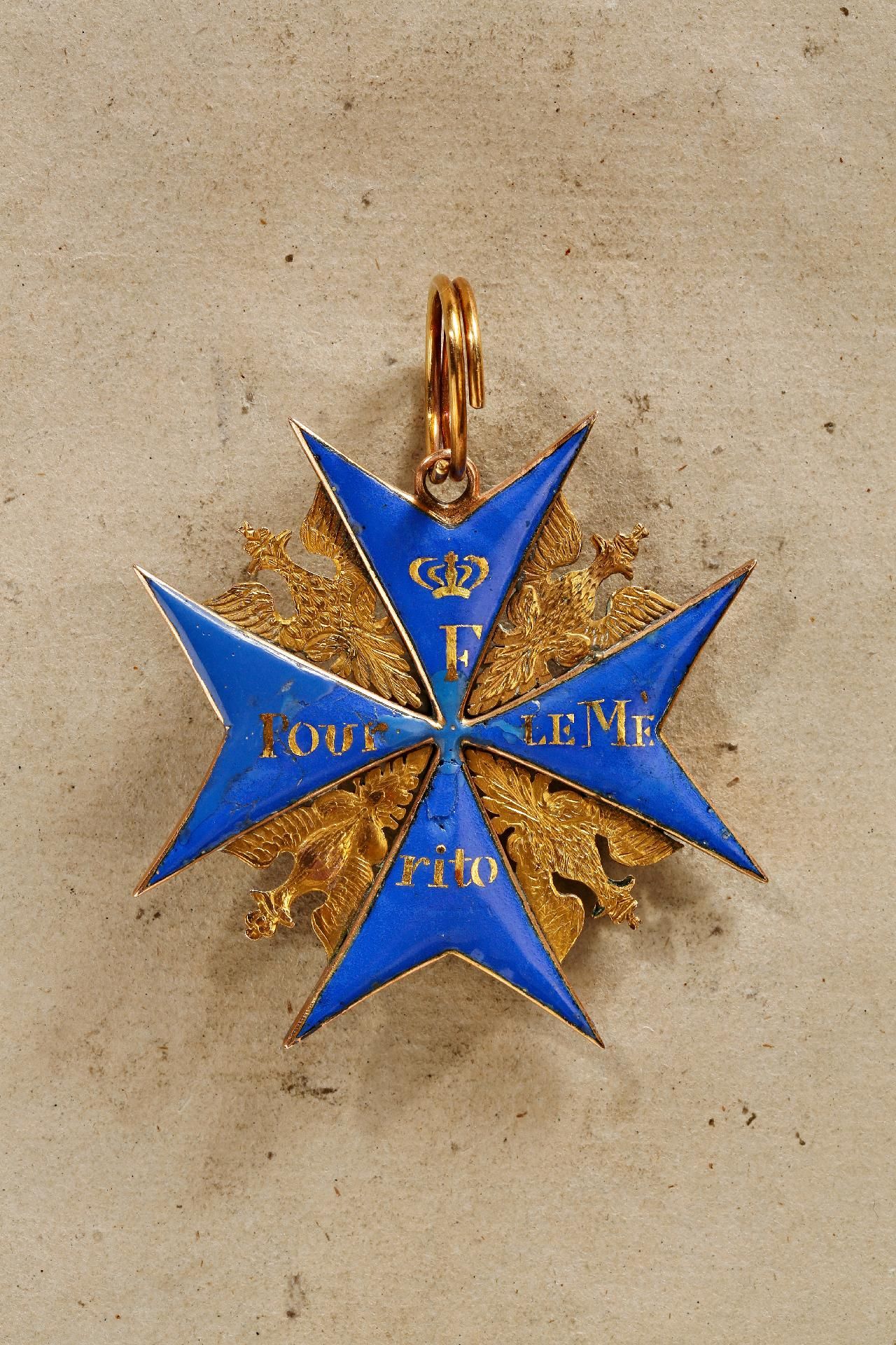 Preußen : Preußen, Orden Pour le Mérite: Bedeutendes Ordenskreuz russischer Fertigung aus der Ze... - Bild 3 aus 4
