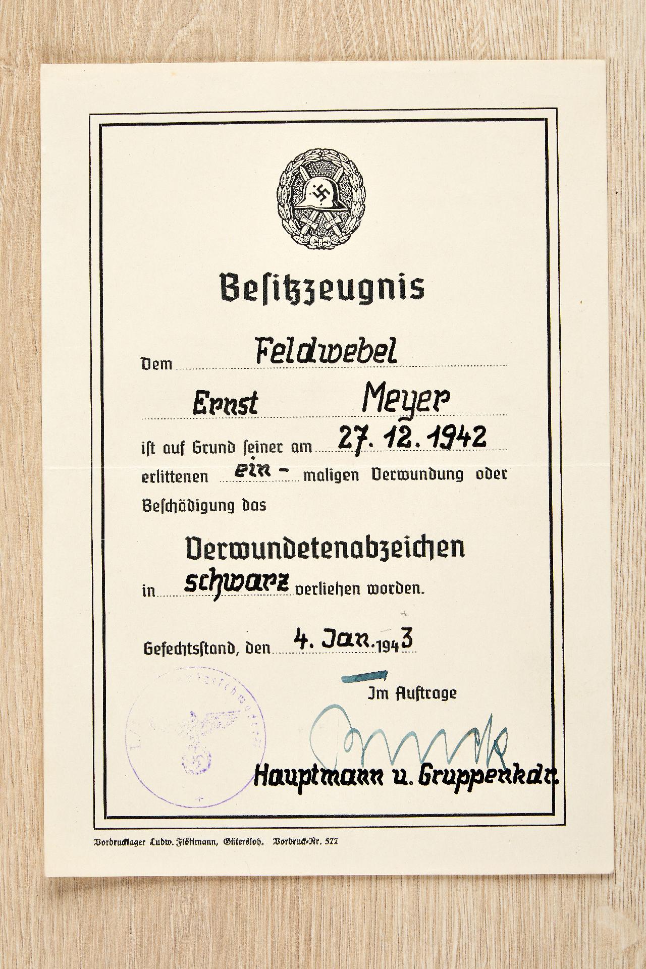 Allgemein : Nachlass des Feldwebels Ernst Meyer, 1./Sturzkampfgeschwader 77 - Image 30 of 55