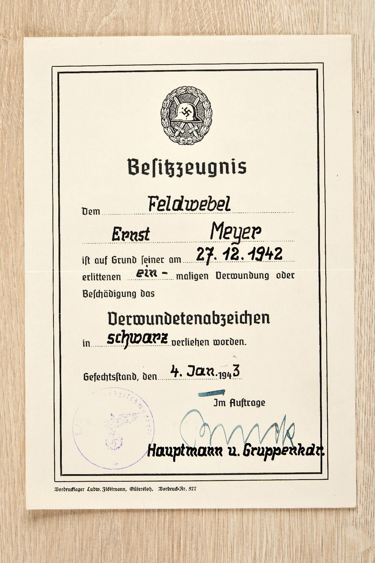 Allgemein : Nachlass des Feldwebels Ernst Meyer, 1./Sturzkampfgeschwader 77 - Image 30 of 55