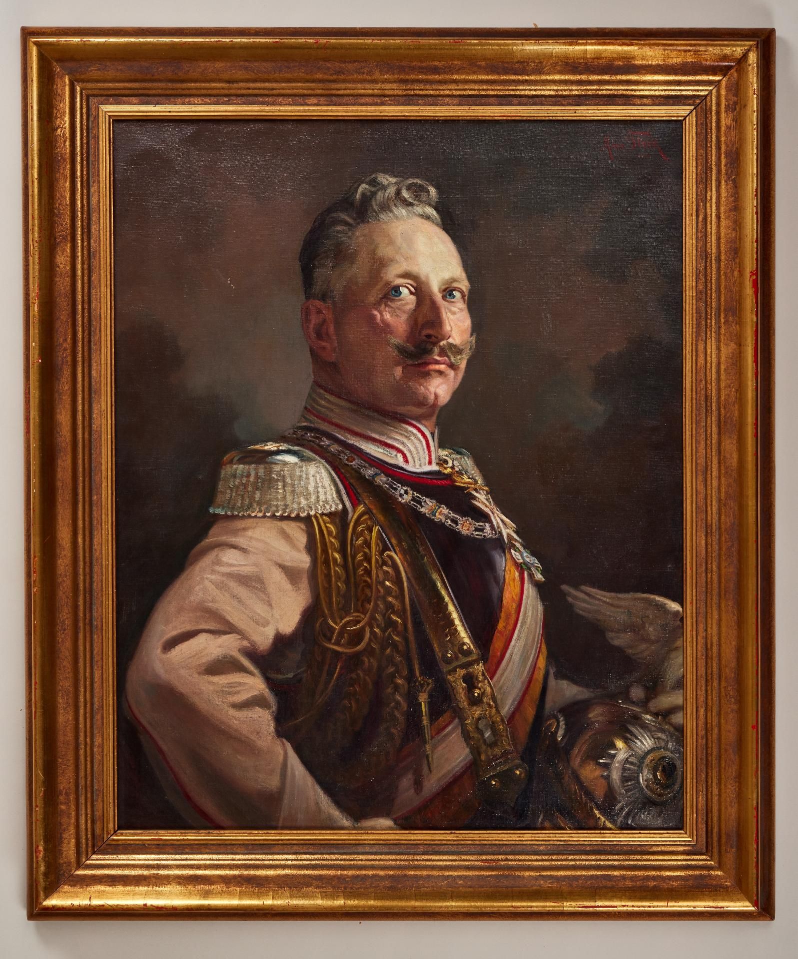 Preussen : Max Fleck: Portrait Kaiser Wilhelm II.