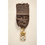 Souveräner Malteser Ritterorden : Malteser Orden: Kleines Ordenskreuz, 1Anfang 19. Jahrhundert.