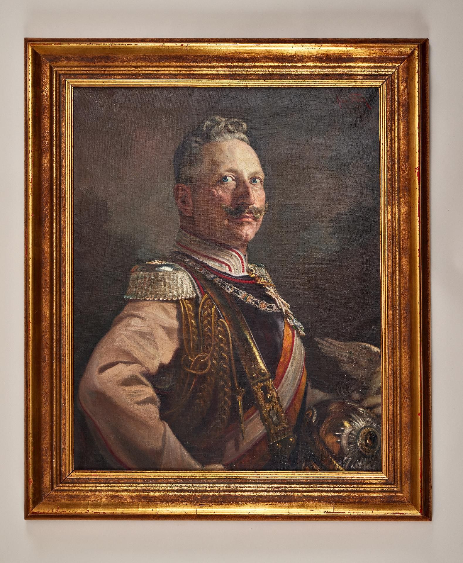 Preussen : Max Fleck: Portrait Kaiser Wilhelm II. - Bild 3 aus 3
