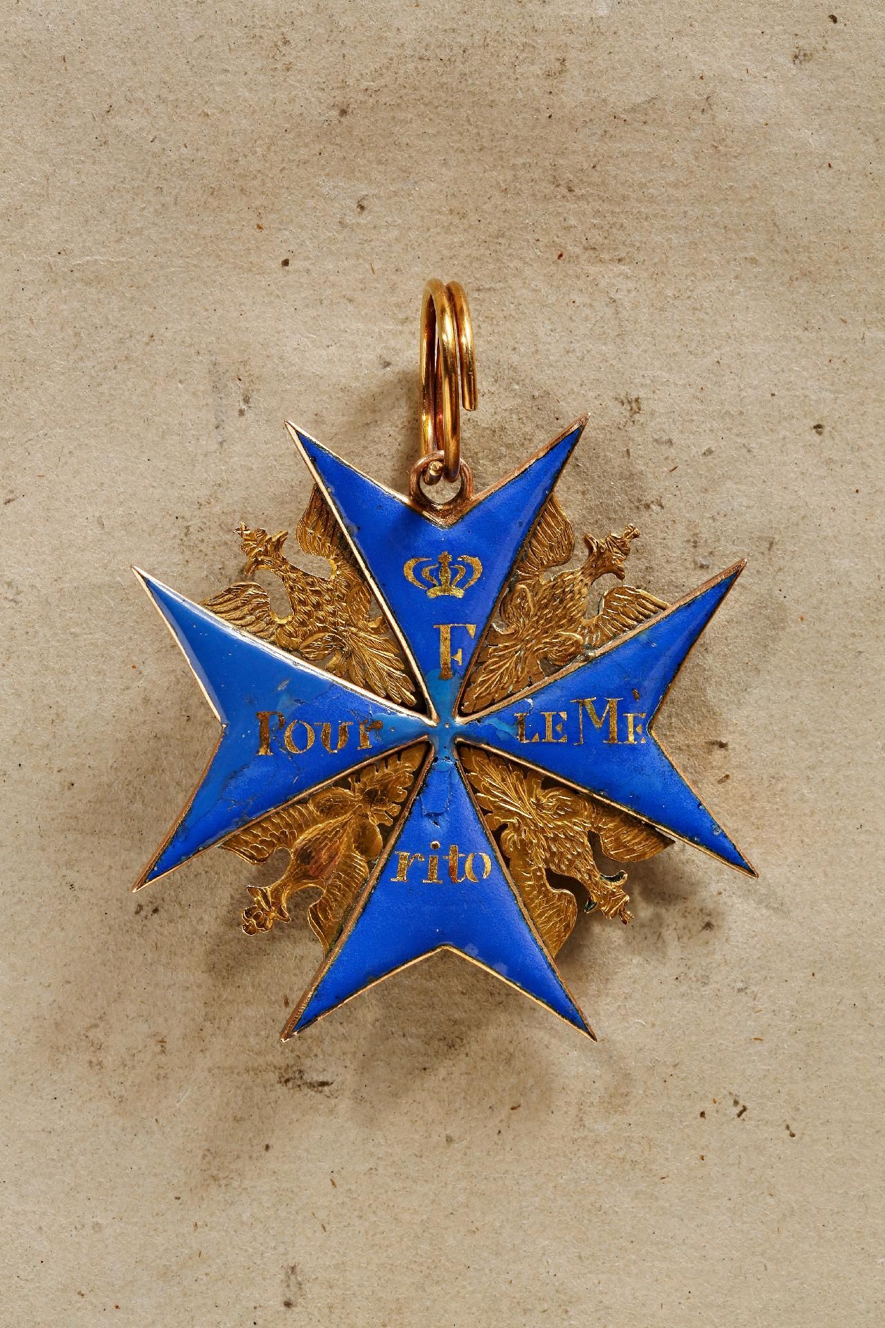 Preußen : Preußen, Orden Pour le Mérite: Bedeutendes Ordenskreuz russischer Fertigung aus der Ze...