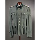 Waffen SS : Field blouse of an SS - Standartenführer in the staff of the RFSS, or at one of the ...