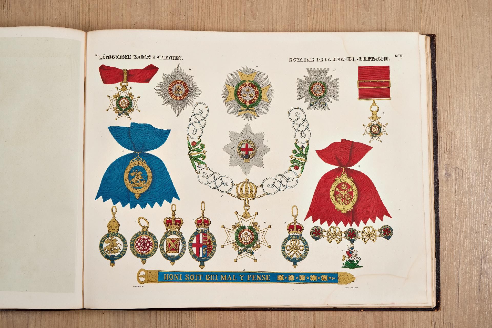 Books on Orders and Medals : H. Schulze - Illustrations to the chronicle of all knights - orders...