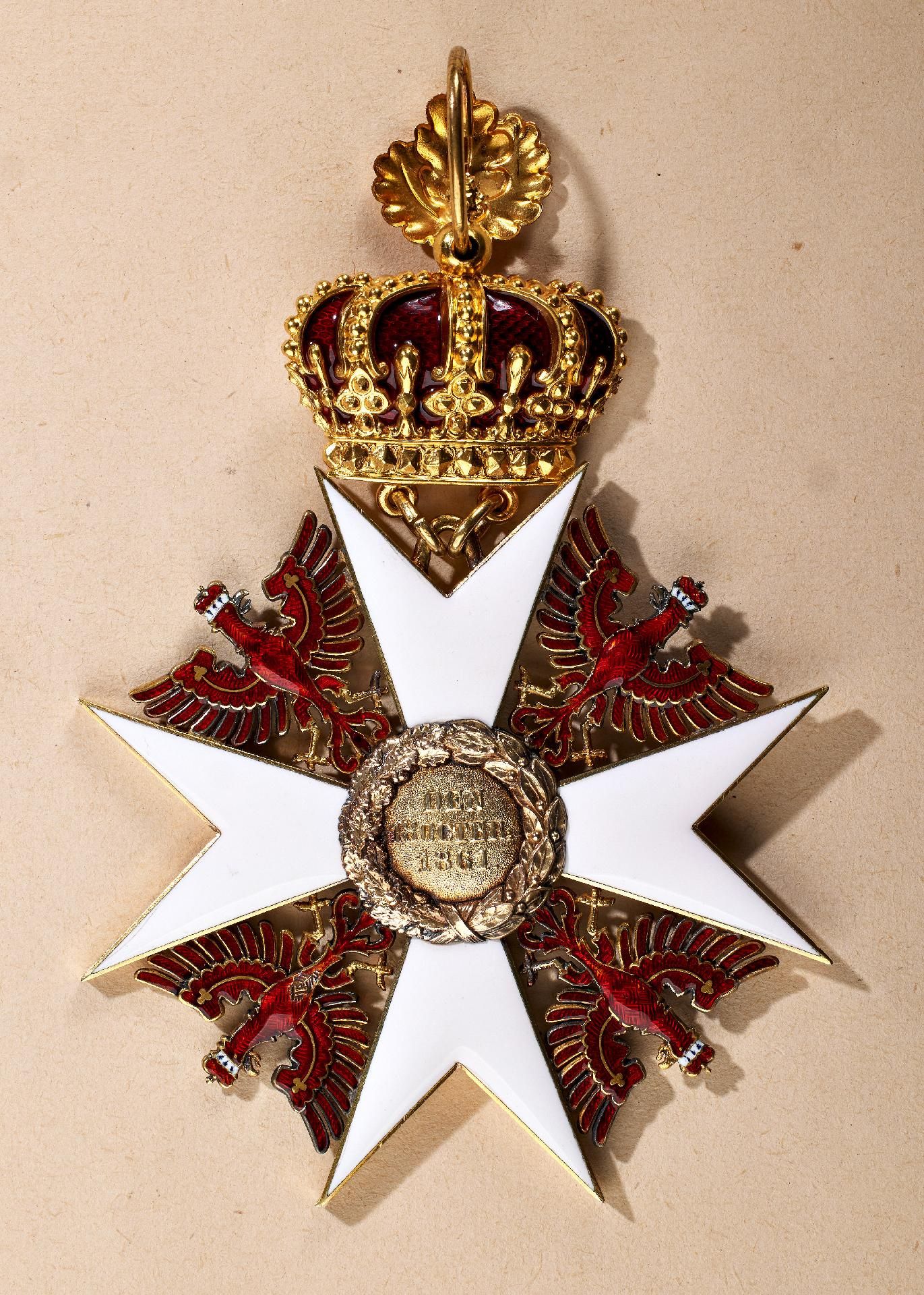 Kingdom of Prussia : Kingdom of Prussia: Order of the Red Eagle - Grand Cross set with Crown and... - Image 3 of 6