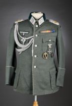 Infanterie : Geschmückte Feldbluse eines Oberst des Infanterie Regiments 118.