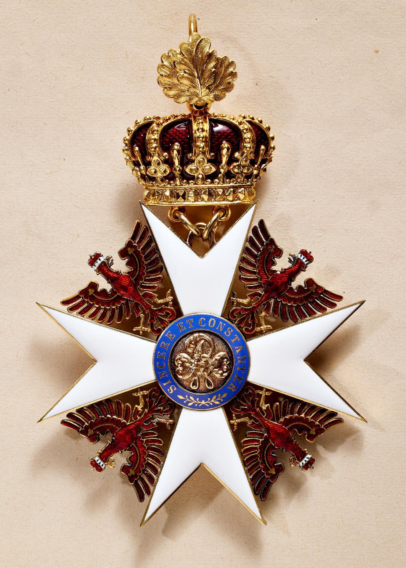 Kingdom of Prussia : Kingdom of Prussia: Order of the Red Eagle - Grand Cross set with Crown and...